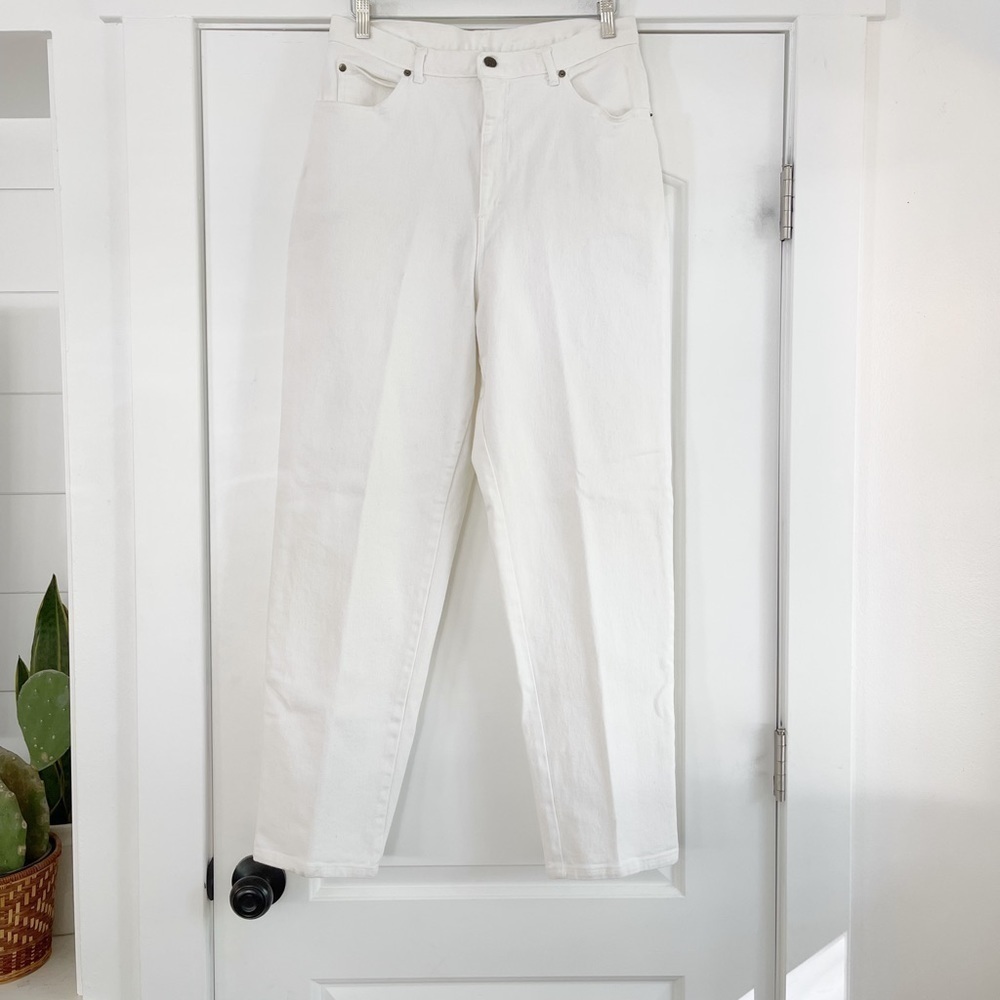 Vintage Newport News White Mom Jean - 32